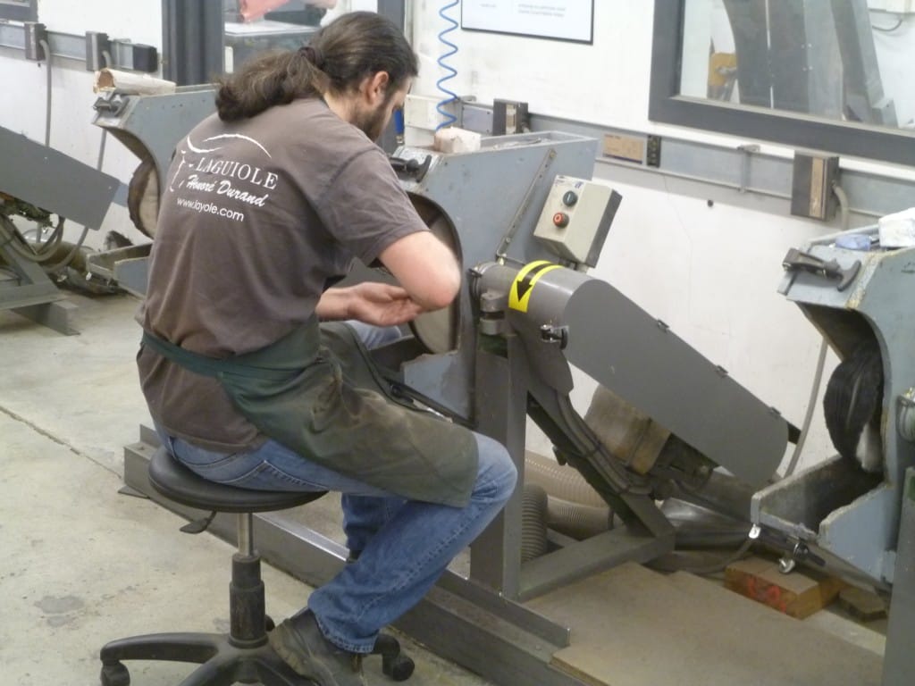 Atelier de coutellerie à Laguiole
