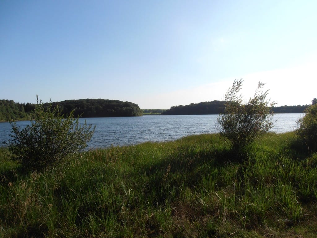 Paysage autour du lac des Galens près de Laguiole